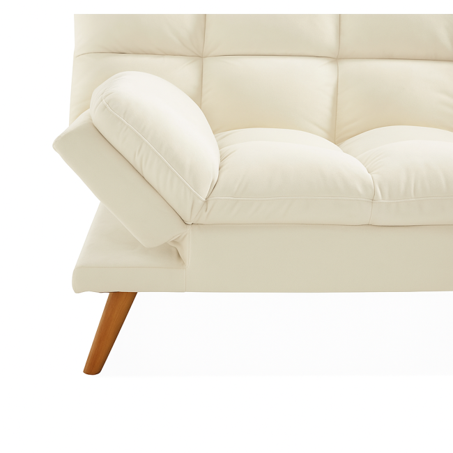 Lifely Buffy 3-Seater Velvet Sofa Bed - Image 2