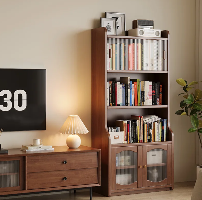 Lagom Meridian Bookshelf, Walnut - Image 2