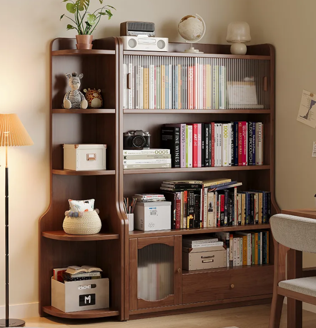 Lagom Meridian Bookshelf, Walnut - Image 3