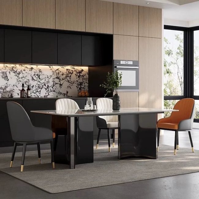 Aurora Marble Dining Table - Image 2
