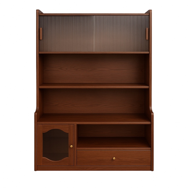 Lagom Meridian Bookshelf, Walnut - Image 4