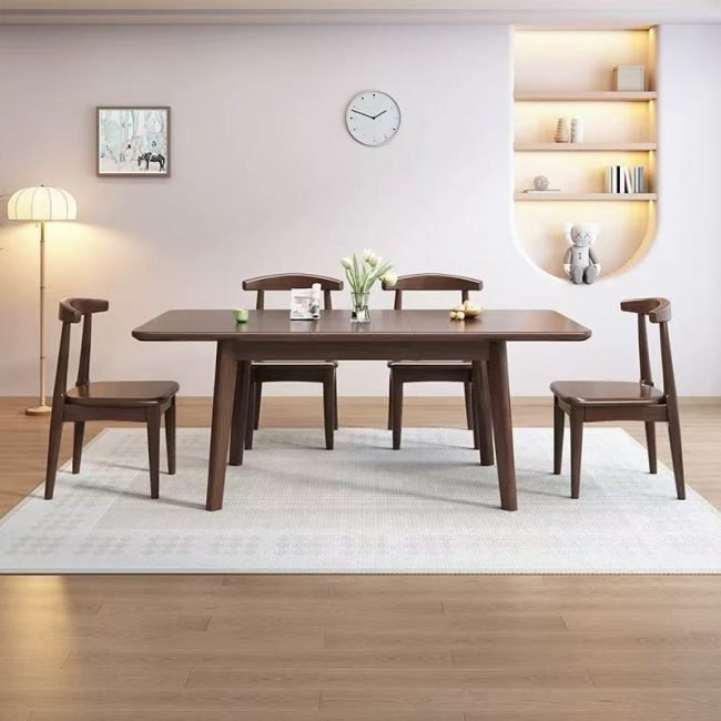Lagom Harbour Extend Table, Walnut - Image 4