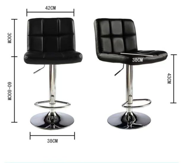 AeroLift Adjustable Bar Stool, Set of 2 - Image 3