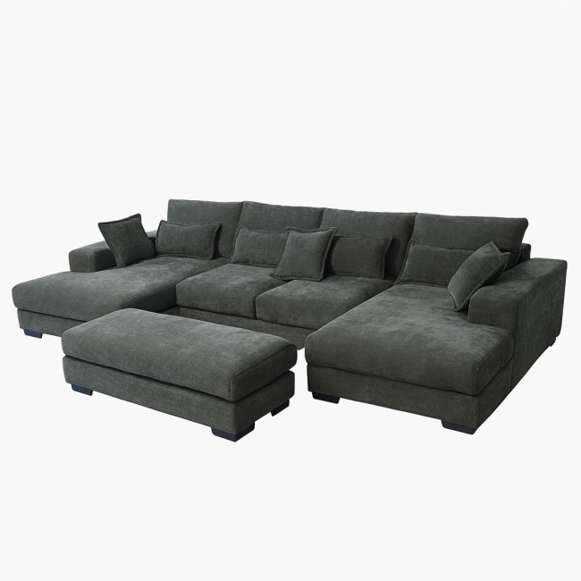 Boston Corner Sofa with Ottoman - Image 2