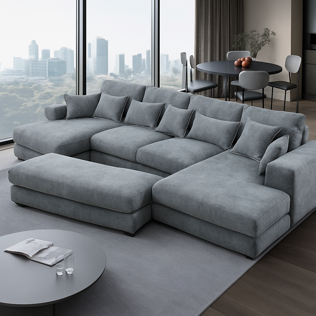 Boston Corner Sofa with Ottoman