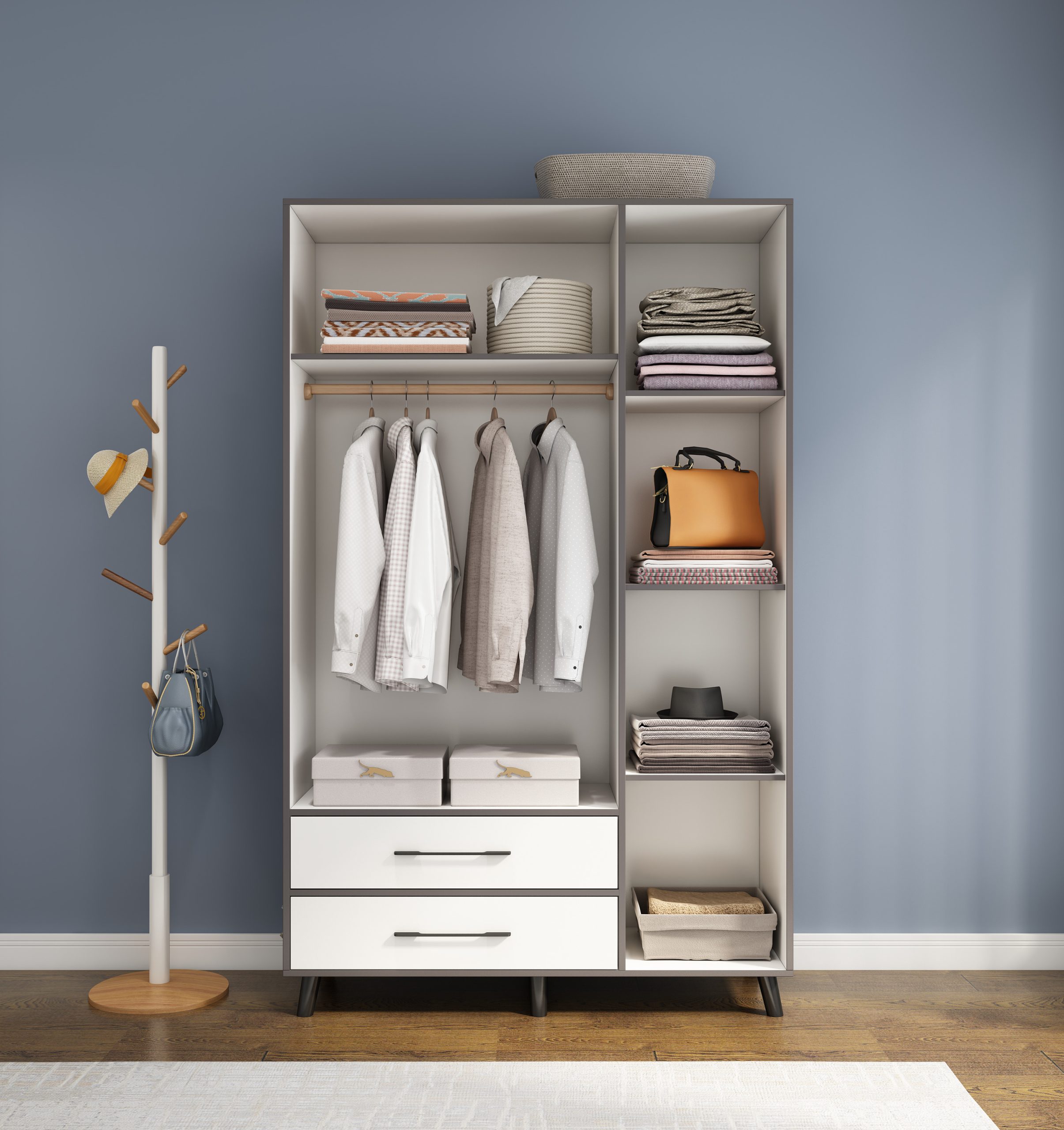 Nordic Edge Wardrobe, Three-door - Image 3