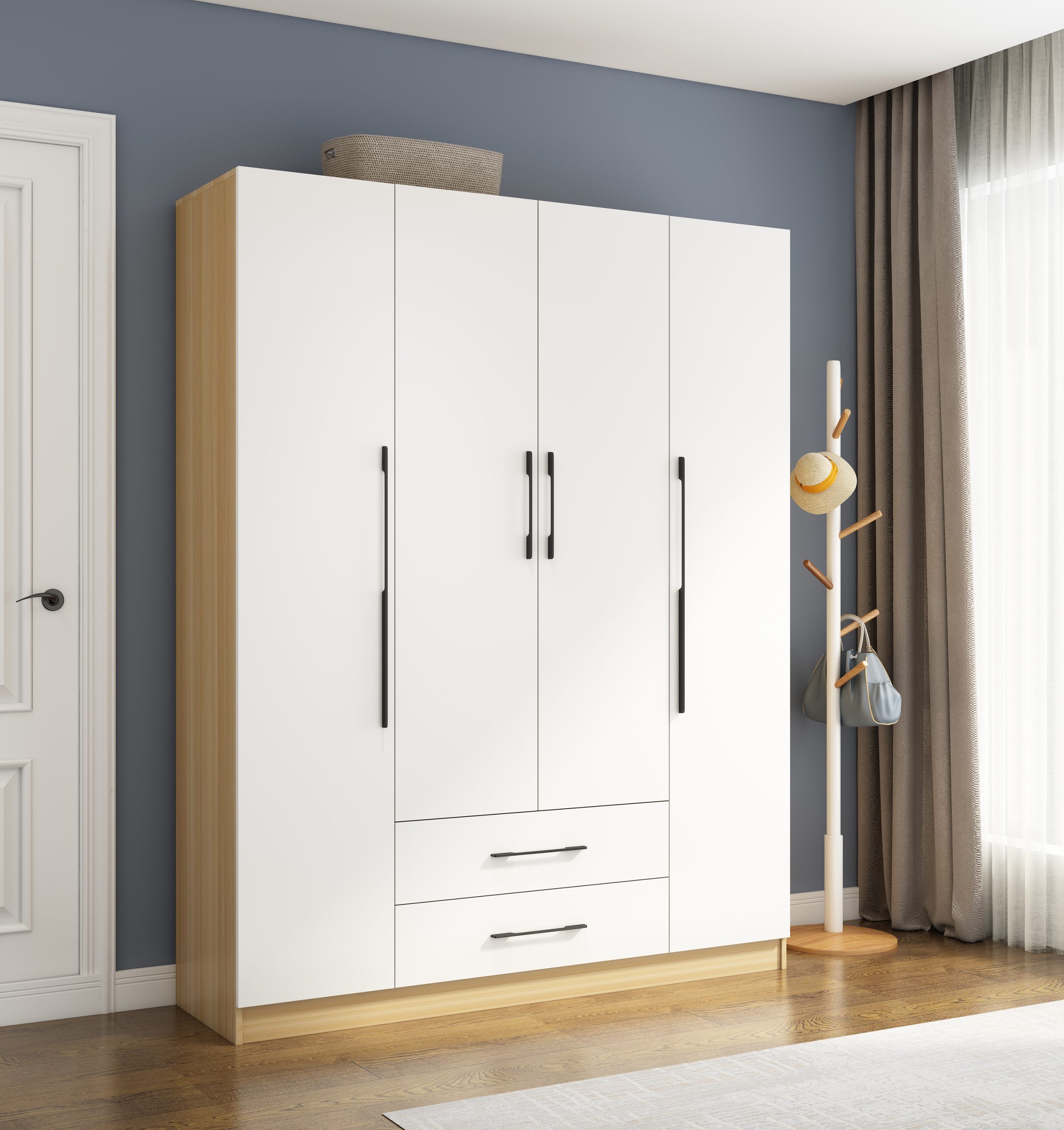 Nordic Edge Wardrobe, Four-door - Image 2