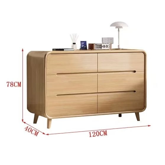 Lagom Nova 6-Drawer Dresser, Wood - Image 4