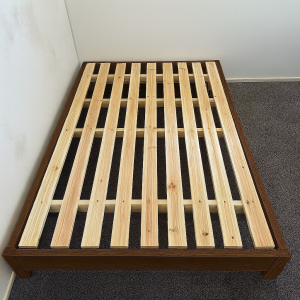 Lagom Tranquil Bed Base, Walnut