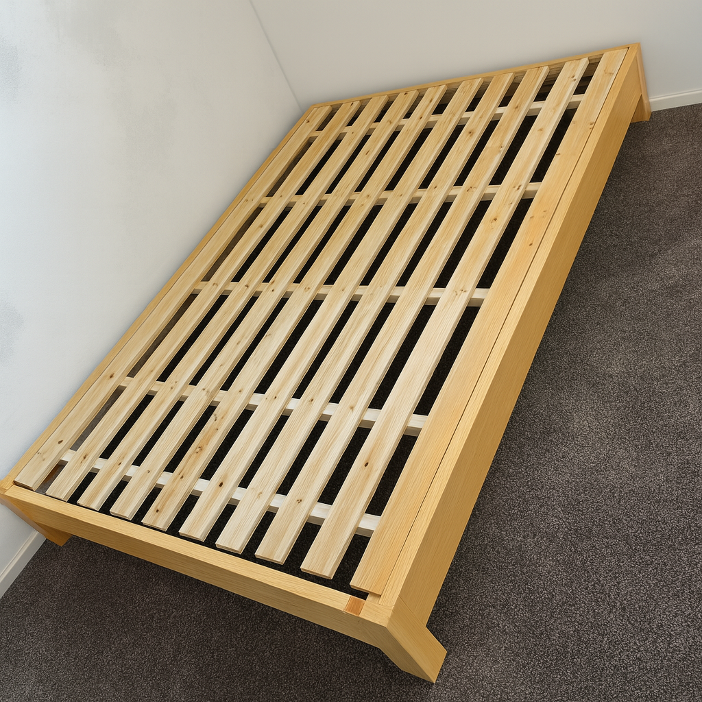 Lagom Tranquil Bed Base, Wood - Image 2