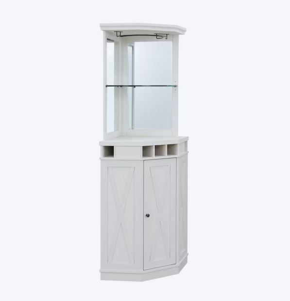Hampton Cove Corner Bar Cabinet - Image 2