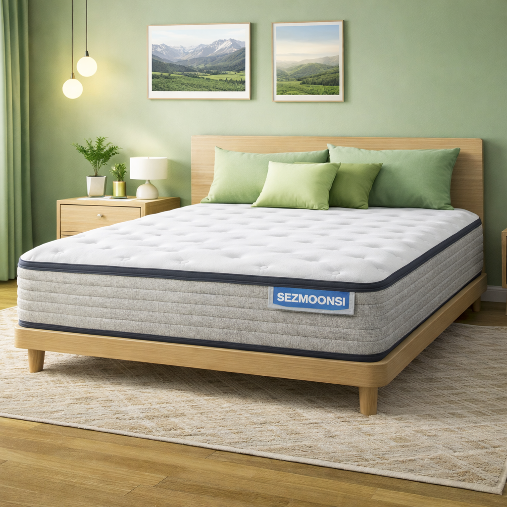 SEZMOONSI SolidCore Firm Foam Mattress